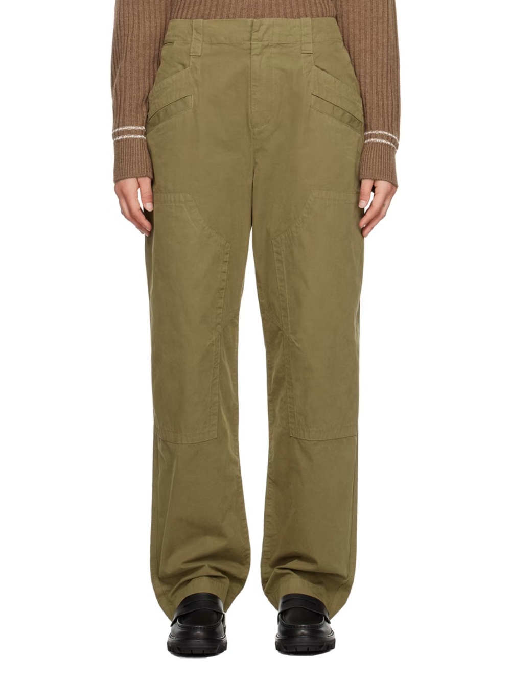 Rag & Bone Malia Utility Pants in Olive Green